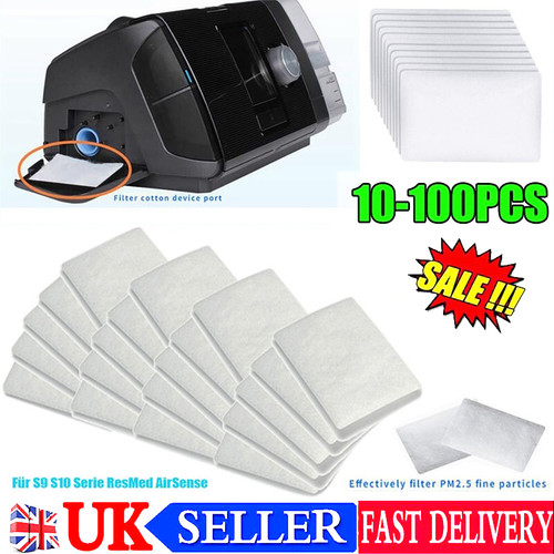100x cotton cpap filters - cotton,